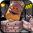 Escape pappa chef: scary pizza أيقونة