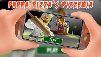 Escape pappa chef: scary pizza الملصق