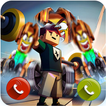 Roblock Gym cliter Fake call icon