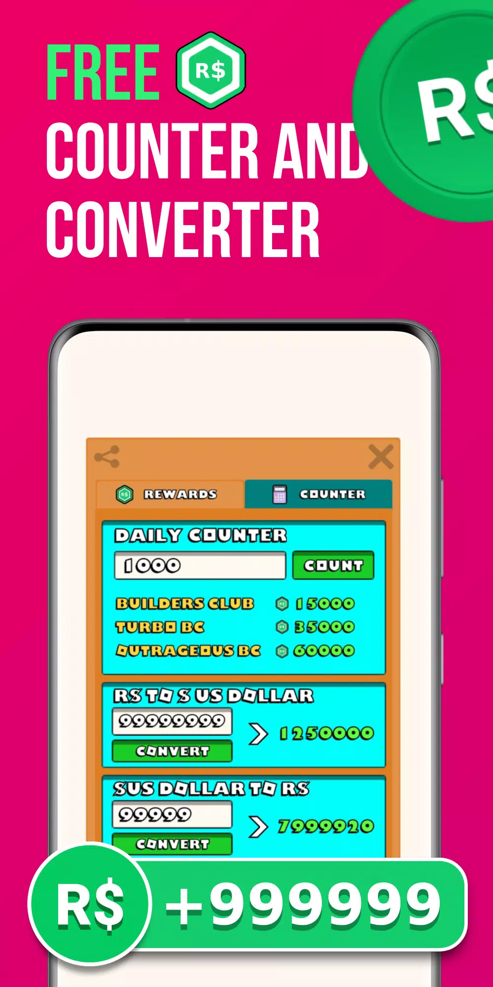 Robux counter & RBX Calc – Apps on Google Play