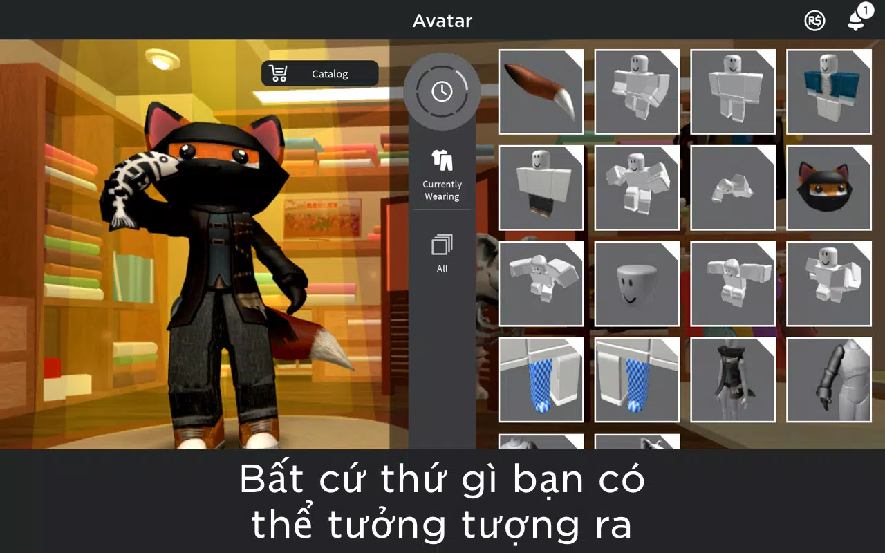 Tải Roblox APK cho Android 7 robux avatar: Nếu bạn đang sở hữu một thiết bị Android thì không thể bỏ lỡ cơ hội tải ngay Roblox APK cho mình. Với giá chỉ 7 robux, bạn sẽ có thể sở hữu một Avatar đẹp mắt, đồng thời trải nghiệm game Roblox trên điện thoại của mình một cách thuận tiện và dễ dàng hơn bao giờ hết!