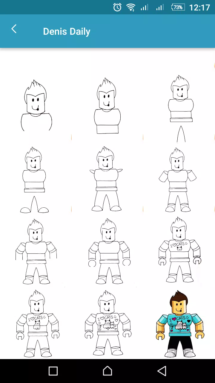 How to Draw the Roblox Logo 