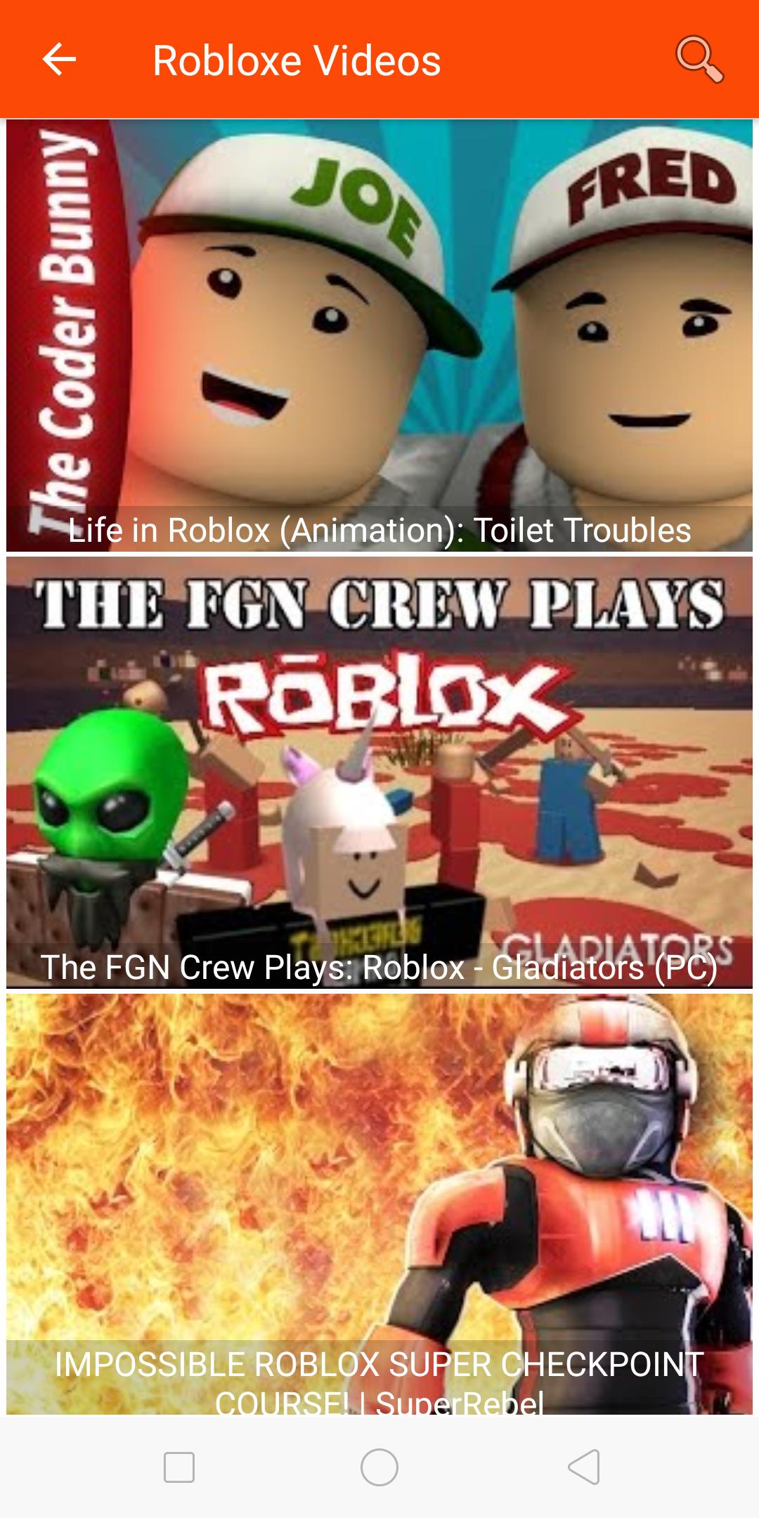 Let S Play Videos For Robloxe For Android Apk Download - let s play video for roblox for android apk download