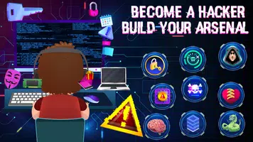 Hackers Hero Fun Hacking Game imagem de tela 2