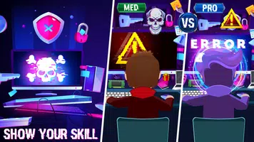 Hackers Hero Fun Hacking Game imagem de tela 3