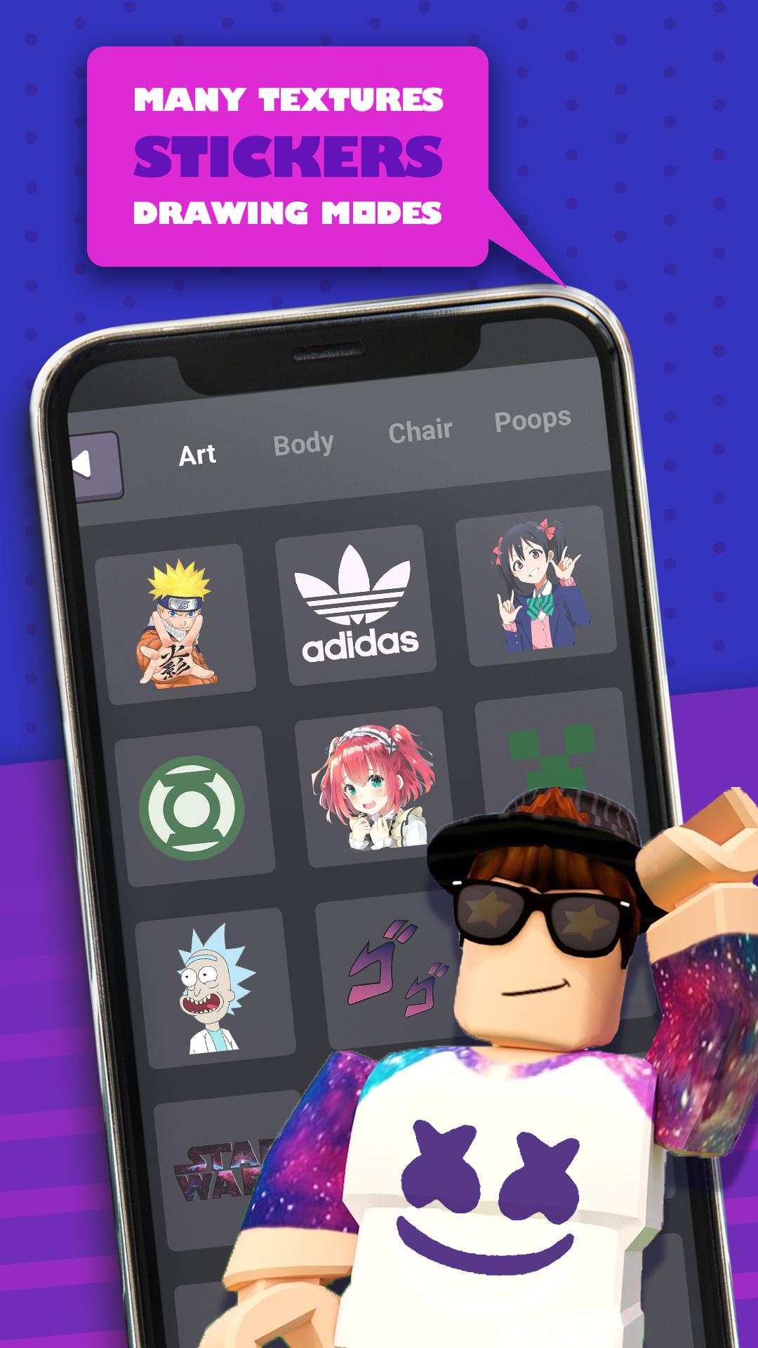 Skin Editor 3d For Roblox For Android Apk Download - roblox girls edits