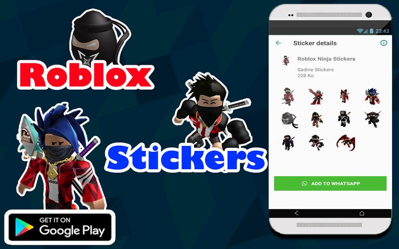 Roblox Stickers Wastickerapps For Android Apk Download - roblox whatsapp stickers