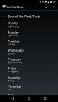 Burmese Basic capture d'écran 1