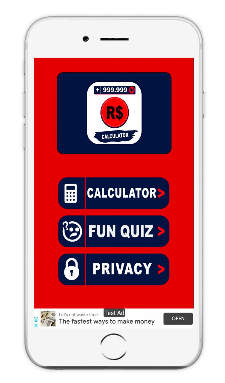 Free Robux Calc For Roblox Masters For Android Apk Download - roblox rap calculator