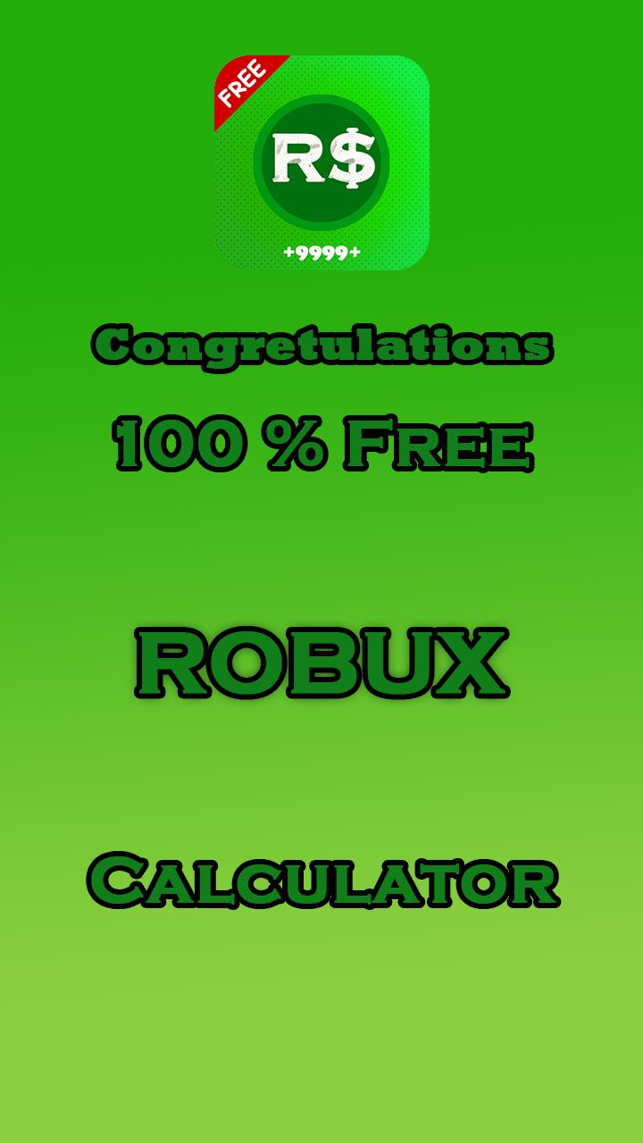 Free Robux Calculator Quiz And Converter For Android Apk
