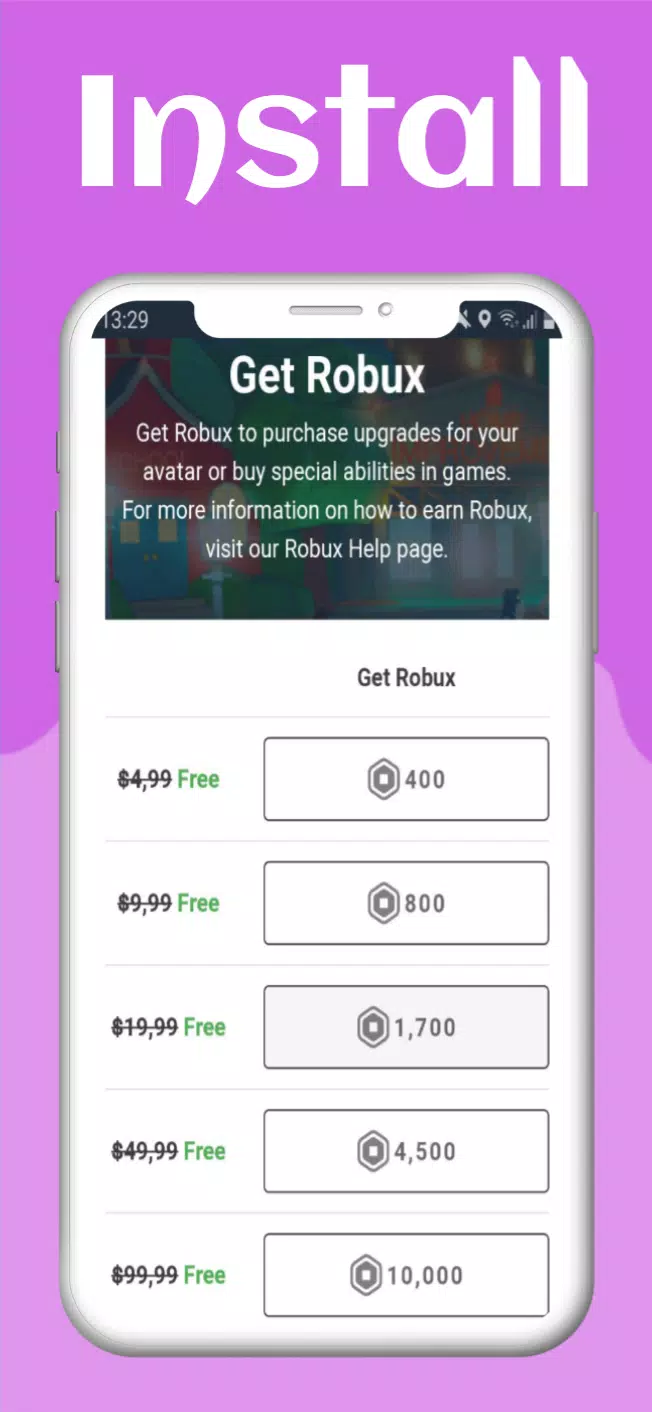 Free Gift Cards for Roblox - Gift Cards APK pour Android Télécharger