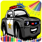 Police Car Coloring Pages أيقونة