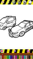Police Car Coloring Pages تصوير الشاشة 1