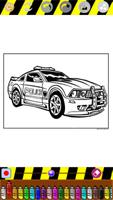 Police Car Coloring Pages تصوير الشاشة 2