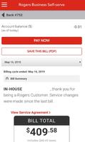 Rogers Business Self-Serve captura de pantalla 3