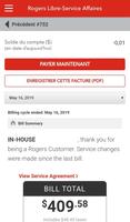Rogers Libre-Service Affaires capture d'écran 3