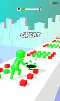 Color Cleaner 3D Hole Adventure Cartaz