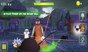 Scary Granny Ghost Hunting Game Cartaz