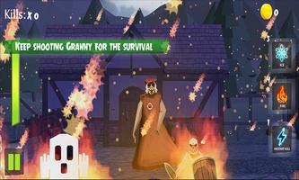 Scary Granny Ghost Hunting Game imagem de tela 2