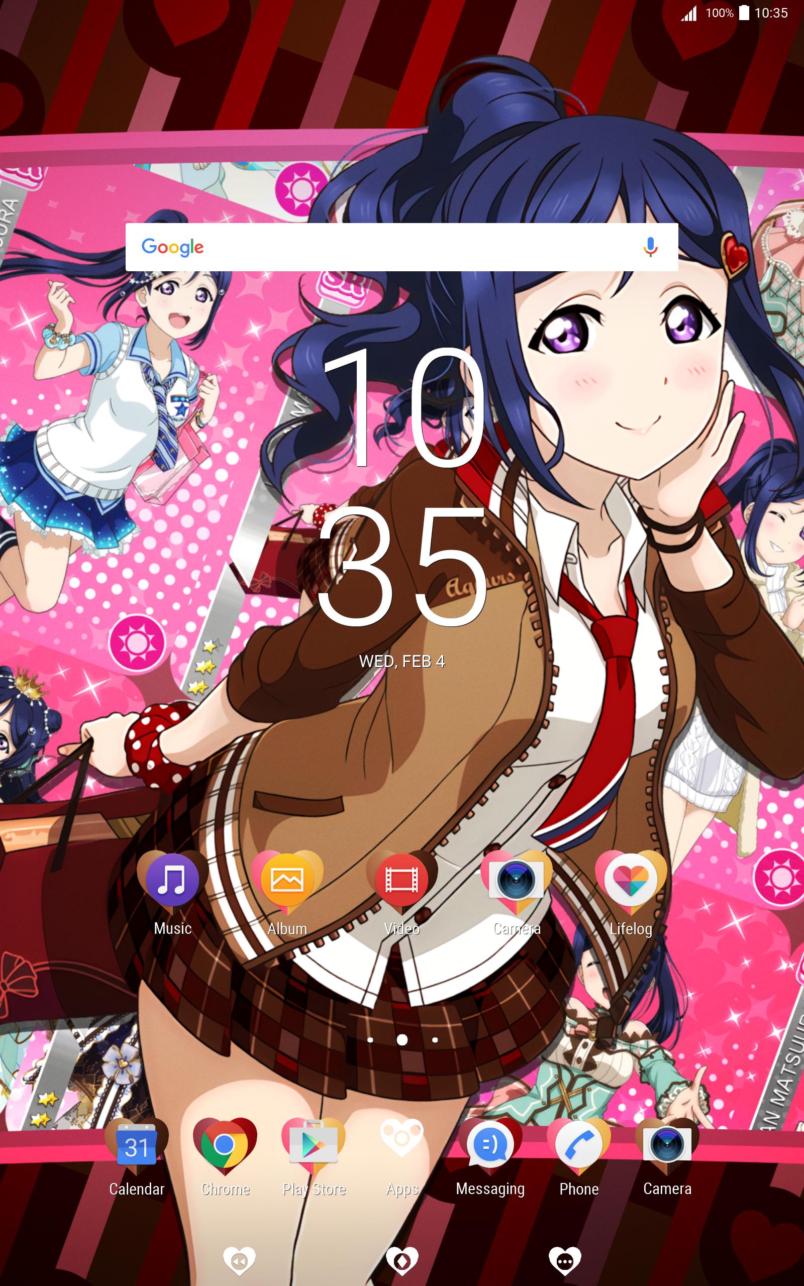Ll Valentine S Kanan Fan Theme For Xperia For Android Apk Download