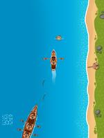 Kiwi Chivy – Boat Pursuit Game تصوير الشاشة 1