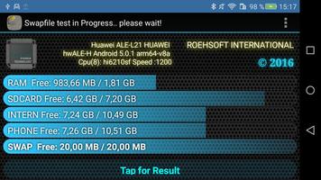 3 Schermata MemoryInfo & Swapfile Check