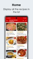 Sausage Recipes Cookbook plakat