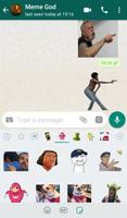 WhatsApp的Meme Stickers 海报