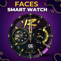Smart watch face wallpaper