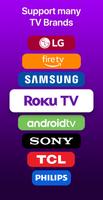 TV Remote Control for RokuTV Affiche