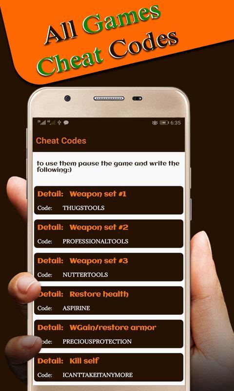 All Games Cheat Codes For Android Apk Download