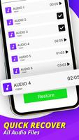 Recover deleted audio Call App capture d'écran 3