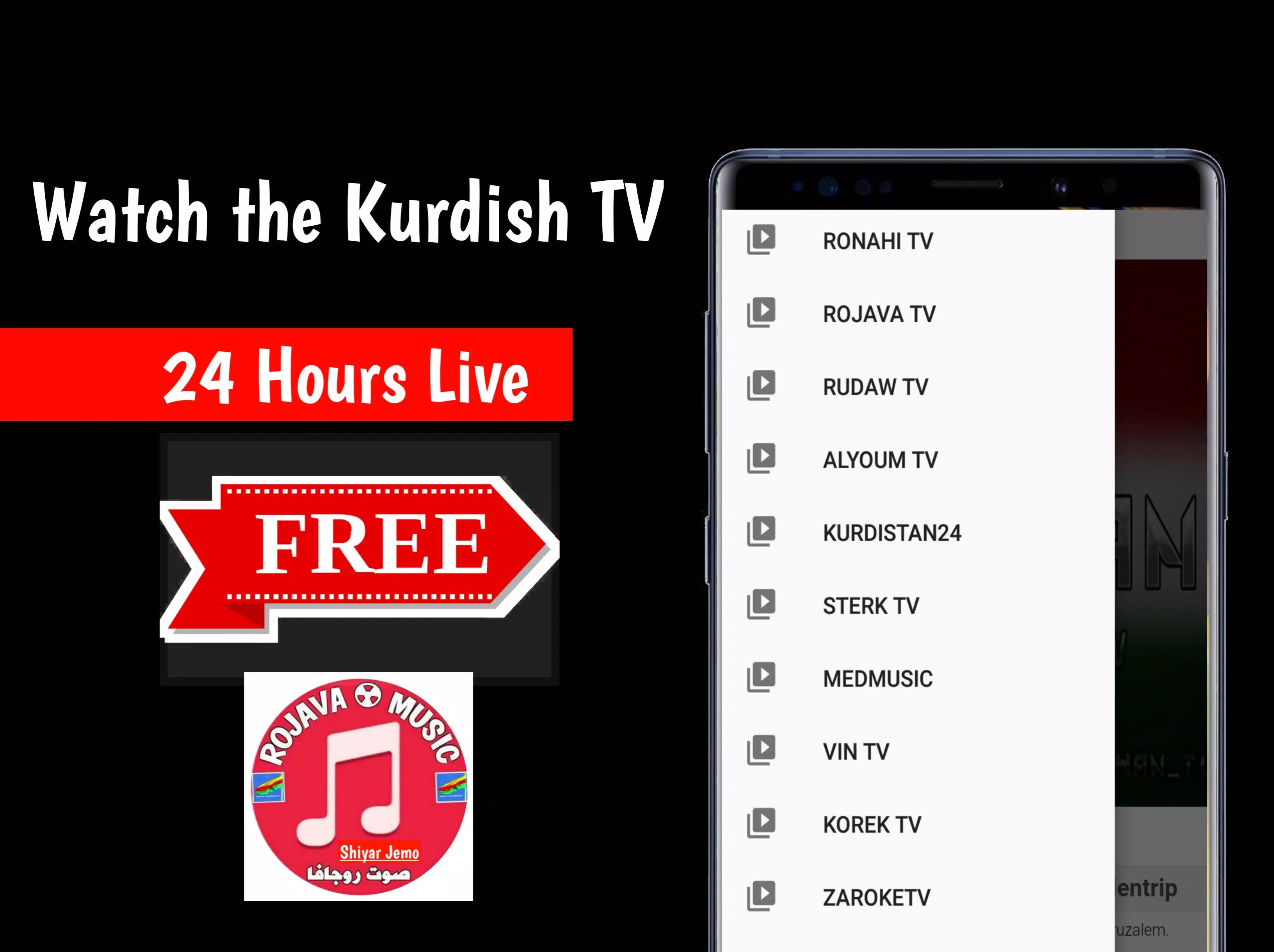 Live kurdish tv & radio & ROJAVA MUSIC APK for Android Download