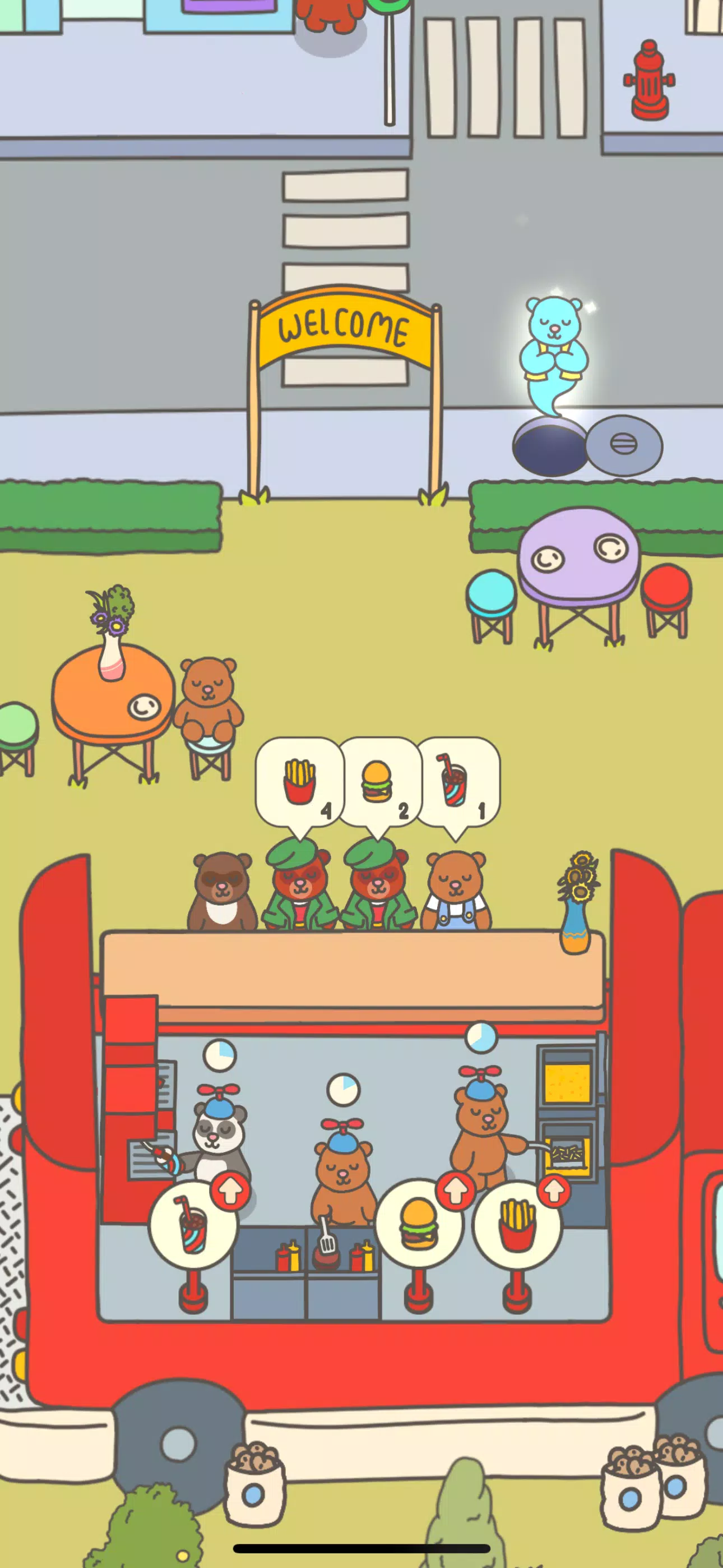 Panda Idle Food Tycoon