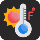 Room Temperature Thermometer أيقونة