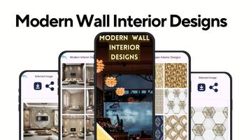 Modern Wall Interior Designs Affiche