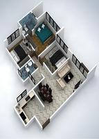 3D room planner layout screenshot 3