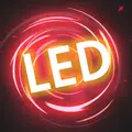 LED プラスバナー、応援