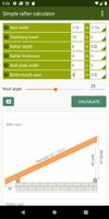 Simple roofing calculator captura de pantalla 1