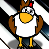 Rooster piano icône