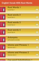 پوستر English Vocab with Root word