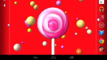 Candy 3D Live Wallpaper capture d'écran 1