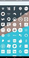 RootJunky White Icons Affiche