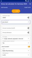 Gross net calculator for Germa screenshot 1