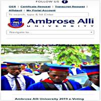 Ambrose Alli University Students Mobile App capture d'écran 2