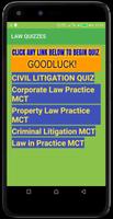 Law Quiz for Law Students And Lawyers In Nigeria poster