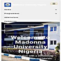 Madonna University Nigeria Mobile App capture d'écran 2