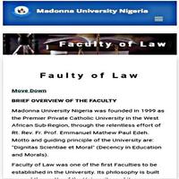 Madonna University Nigeria Mobile App capture d'écran 3