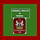 Criminal Code Act of Federal Republic of Nigeria icône