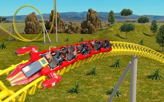 Roller Coaster Theme Park Ride Ekran Görüntüsü 2